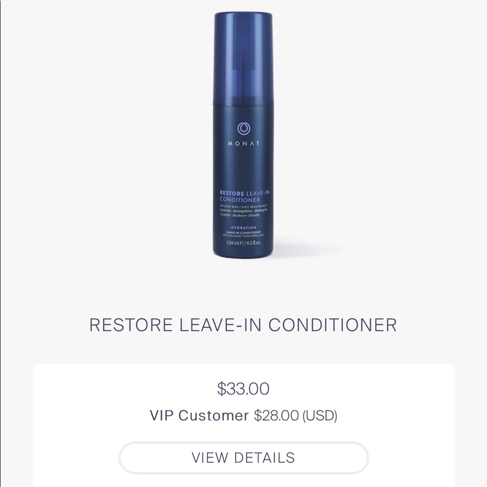 Monat Restore leave in conditioner